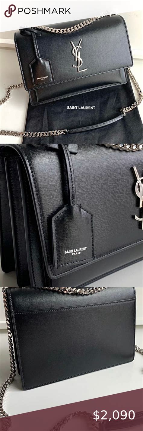 ysl medium sunset|ysl sunset medium chain bag.